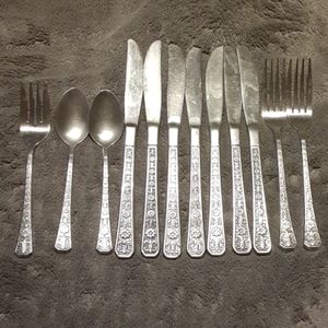 12 PC Interpur Florenz silver flatware